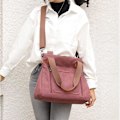 Miniatyrbillede 2 af 4: IC Canvas Håndtasker til Kvinder Arbejde Skulder Crossbody Taske Vintage Multi-Pocket Håndtasker
