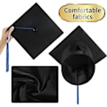 Miniatyrbilde 4 av 5: IC Unisex Eksamenhette, Justerbar Caps for Graduation University High School Master Hat
