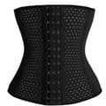 IC Træningskorset / Waist Trainer til Timeglasfigur, M - Sort Black M
