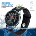 Pikkukuva 3 / 5: IC Samsung Gear S3 / Galaxy Watch 46 mm ranneke 22 mm Musta
