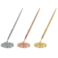 Miniatyrbillede 5 af 5: IC Delicated Desk Gel Pens Metal Kuglepen 1,0 mm Bullet Refill Guld