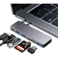 Miniatyrbillede 2 af 5: IC USB C Hub Adapter til MacBook Pro/Air M1 2020 2019 2018 6 i 1