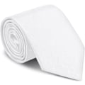 Miniatyrbillede 1 af 7: Klassiske ensfarvede satin slips til mænd - Premium slips i ren farve til mænd - Formelle sorte slips til mænd - Business bryllupsfest arbejdsslips 8cm White-Satin