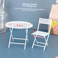 Miniatyrbild 3 av 5: IC 1:12 Dockhus Miniatyr Järnbordsstolsset Set Balcon