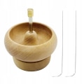 Pikkukuva 4 / 4: IC Pärlsnurra, träpärlsnurra för smyckestillverkning, gör-det-själv-tillverkning pärlsnurrasats String pärlsnurra Loader Crafting Tool