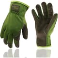 Leather Garden Gloves, Driver Mechanic Tool Gloves - Premium Split Leather (XL) xl xl xl