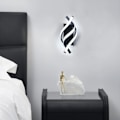 Miniatyrbillede 2 af 4: IC Vægslampe til Indendørs, LED-Vægslampe Moderne 12W Buet Design, Led