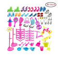 Pikkukuva 1 / 4: IC Klä upp set, Barbie kläder accessoarer, 10 skor + 10 klänningar