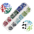 Miniatyrbillede 3 af 5: Crystal Flatback Strass Nail Art Style 6