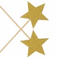 Pikkukuva 5 / 5: IC-setti 50 kpl Cupcake-koristeita Glitter Kulta Juhla Kakkukoristeet Tee itse Glitter Mini Syntymäpäiväkakku Joulupäivä Tarvikkeet