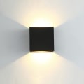 Miniatyrbillede 1 af 5: 1 stk Moderne LED Aluminium Vægslampe Sort Firkantet Vægslampe 10 X 10 X 5 Cm Vandafvisende Egnet til Indendørs eller Udendørs til Stue Værelse Soveværelse Ais