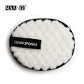 Miniatyrbilde 1 av 5: 1/3 stk mikrofiber sminkefjerner Håndkle Gjenbrukbar rengjøringsklutputer Ansiktsrens Plush Puff Foundation Hudpleieverktøy Hvit 1stk