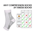 Miniatyrbild 2 av 5: IC 4 par Soothesockor Amrelieve Soothesocks Kompressionsstrumpor