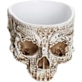 Miniatyrbillede 1 af 5: IG Skull Planter udskårne hjerter skelet blomsterpotter have