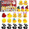 Pikkukuva 1 / 5: Kumiankka Adventti 2023, Adventti 2023 Navetta, Adventti Ankka Kylpyyn 11(24 ducks)
