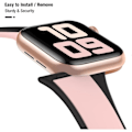 Pikkukuva 4 / 4: Apple Watch -ranneke, IC-suunniteltu, 38 mm, 40 mm, 41 mm (musta/vaaleanpunainen)