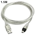 Miniatyrbild 1 av 5: USB-hane till Firewire-kontakt till mini 4-stifts till Firewire-adapterkabel för kringutrustning som endast är kompatibel med denna typ av adapter
