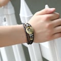 Miniatyrbillede 3 af 5: (Leo) Armbånd enkelt stjernetegn i læder af ko, tr IC