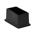 Miniatyrbilde 1 av 3: Pakke med 8 rektangulære PVC-stoltrekk som ikke lager merker - Gulvbeskyttelse 25 x 50 mm (1\" X 2\")
