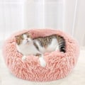 Miniatyrbillede 2 af 5: IC Hundebed Rund Katteseng Blød Munk, Vaskbar 40cm