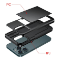 Miniatyrbillede 4 af 5: IC iPhone 13 Pro - Hybrid Skal Med Kortlomme - Sort