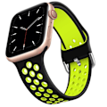 Miniatyrbilde 1 av 2: IC Mykt tofarget silikonerstatningsarmbånd (Fitbit Versa 2 Band-kompatibelt) (1) (Erstatningsband, smart-casual) (Finnes i 18 farger)