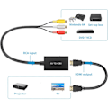Miniatyrbild 4 av 4: HDMI-omvandlare för RCA, stöder 1080P PAL/NTSC, kompatibel med PS One, PS2, PS3, STB, Xbox, VHS, VCR