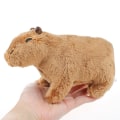 Miniatyrbilde 3 av 5: IC Capybara plysj Kawaii simulert plysjdyr PP bomullsfyllt Brun S
