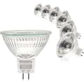 MR16 Halogenlampor 12V 20W GU5.3 Sockel, Dimbar Varmvit 2700K, 6-pack, Kompatibel med Philips