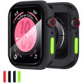 Miniatyrbillede 1 af 5: Kompatibelt Apple Watch 44mm Series 6/SE/5/4 etui med hærdet glas IC