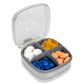 Miniatyrbilde 1 av 3: IC Liten pilleboks, vanntett pilleboks for vitaminer, tran