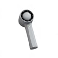 Miniatyrbillede 1 af 4: IC USB genopladelig bladfri turbo mini-ventilator Bærbar skrivebordsventilator (isgrøn)