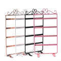 Miniatyrbilde 3 av 5: Smykke Stativ Holder Ørepynt Henger 48 Hull Stativ Organisasjon Mørk Brun 15cm * 29cm/5.9\" * 11.4\"