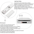 Miniatyrbillede 4 af 5: 2 i 1 Integreret Wiimote Motion Plus-controller og Nunchuk