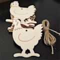 Miniatyrbilde 1 av 4: 10 stk påskekanin påskepynt 2