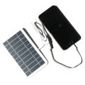 Miniatyrbillede 1 af 5: IC Solpanel Solcellesystem til mobiltelefonoplader Sort