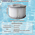 Miniatyrbillede 2 af 2: Pakke med 8 udskiftningsfilterpatroner til Mspa oppustelig pool, Ruikalucky jacuzzi