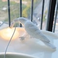 Miniatyrbillede 5 af 5: IC Bordlamper Soveværelse Resin Crow Skrivebordslampe Senglampe Lysvæg