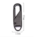 Miniatyrbild 3 av 4: IC 8-pack Universal Dragkedja i Metall för Kläder Zip Fixer