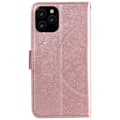 Miniatyrbillede 3 af 5: IC iPhone 12 Pro Max - Mandala Læder Etui - Roséguld Roséguld Roséguld