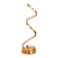 Miniatyrbillede 1 af 3: IC LED Spiral Sengelampe 19W varm hvid øjenbeskyttelse Lysstyrke (guld)