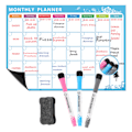 Miniatyrbillede 1 af 4: IC Tør Slet Køleskabs Magnetisk Kalender - Whiteboard Magnetisk C
