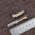 Pikkukuva 3 / 5: IC NYHET Mässing mini vikbar bärbar ficka nyckelring hänge EDC C A