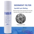 Miniatyrbild 2 av 10: 10 ST Universal vattenfilter PP bomullsfilter Sedimentvattenfilter Polypropenmaterial , 1 Mi