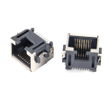 Miniatyrbilde 1 av 5: IC 10 stk RJ45 nettverk Ethernet hunn SMT SMD 8P8C hunn J