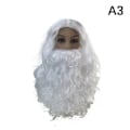 Pikkukuva 1 / 5: IC 1Set Jul Cosplay Peruk Skägg Jultomten Skägg Peruk Set med W A3