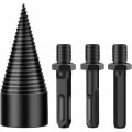 Miniatyrbillede 1 af 5: IC 42 bits + 3 skaft (rundt skaft, firkantet skaft, sekskantet skaft) 700g vedklyvborr elektrisk hammer med høj hårdhed