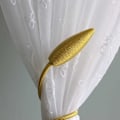 Miniatyrbillede 2 af 4: IC Gardinband Guld Gardinband Enkel gardin Høj kvalitet slips til gardin Hjem Stue Soveværelse Kontor (2 stk)