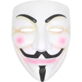Pikkukuva 2 / 5: IC 3kpl Maskisarja – Aikuisten Halloween-asu kulta-, valko- ja mustana | Hacker-asu ystäville