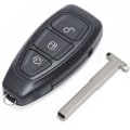 Miniatyrbillede 3 af 5: IC 3 knapper til fjernbetjening nøglehus skal falde erstatning for Fo-rd Fiesta Mondeo Kuga Focus B-max C-Max S-max Galaxy - 433 MHz 4D63 chip